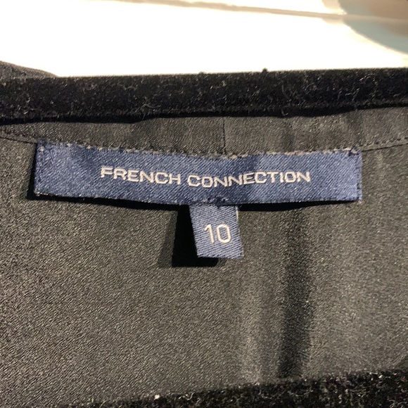 French Connection high low sleeveless tunic in black - Picture 3 of 7